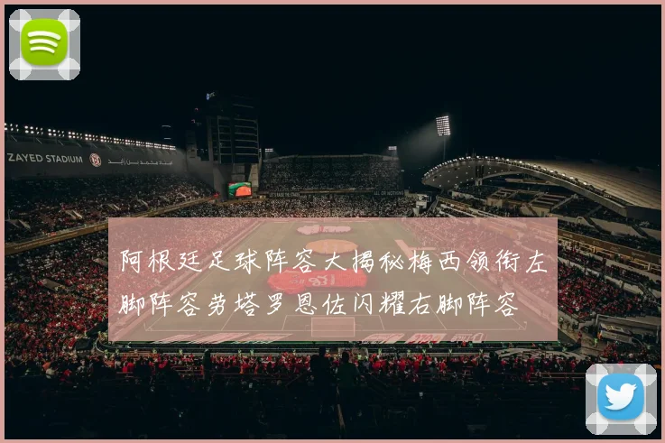 阿根廷足球阵容大揭秘梅西领衔左脚阵容劳塔罗恩佐闪耀右脚阵容